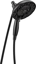 Delta 58480-PK IN2ITION 2.0 GPM 2-in-1 çok fonksiyonlu duş başlığı ve el duşu, 58480-BL-PK