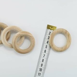 Benim Marifetlerim - Naturel Ahşap Halka 5 cm 5 Adet