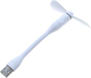 Reland Sun USB Mini Fan, Sessiz Esnek Mini Fan Taşınabilir USB Mini Soğutma Fanı Soğutucu, Sessiz Seyahat Fanı (beyaz)