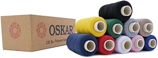 120 No Karışık Renkli Dikiş Ipliği 10 Lu - Küçük Boy Dikiş Ipi (250-300M)