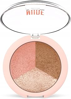 Golden Rose Nude Look Baked Trio Face Powder Üçlü Pudra