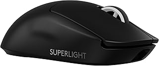 Logitech G PRO X SUPERLIGHT 2 LIGHTSPEED Kablosuz Oyuncu Mouse, Hafif, LIGHTFORCE Hibrit Anahtarlar, HERO 2 Sensör, 32,000 DPI, 5 Programlanabilir Tuş, USB-C Şarj, PC & Mac, Siyah