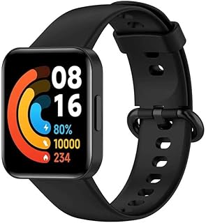 Coverzone Xiaomi Redmi Watch 2 Lite ile uyumlu Saat Kayışı Ent Kaliteli Redmi Watch 2 Lite ile uyumlu Spor Saat Kontrast Renkli Lagniappe Silikon Kordon