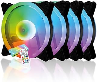 Dark ColorWind 4x12cm 1200RPM ARGB Fan + ARGB Kontrol ve Kumandalı Fan Kiti (DKCKARGB07)