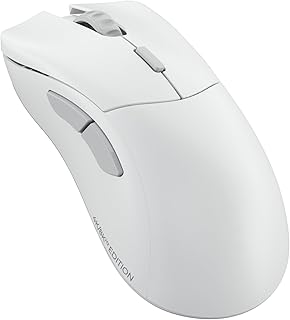 Glorious Oyun Modeli D 2 PRO 4K/8K Kablosuz Oyun Faresi - 2.4GHz Kablosuz 1ms gecikme, 4K/8K Yoklama, 100M tıklama, 60g Ultralight, Uzun Pil Ömrü, 26K DPI BAMF 2.0 Sensör, 6 Düğme, Beyaz
