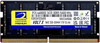 Twinmos Ddr5 16GB 5600MHZ CL46 Notebook Ram (TMD516GB5600S46)