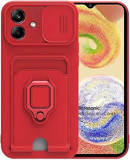 Microsonic Samsung Galaxy A05 için Kılıf Multifunction Silicone Kırmızı [Galaxy A05 ile Uyumlu Kılıf - Kırmızı]
