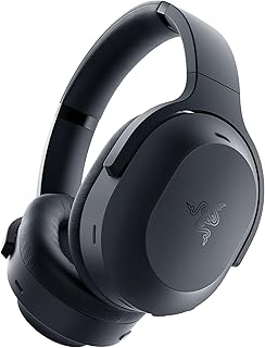 Razer Barracuda Pro - Hibrit ANC'li Kablosuz Oyun Kulaklığı (THX Akromatik Ses Amplifikatörü, Triforce 50mm Sürücü, Entegre Işınlama Gürültü Önleyici Mikrofon) Siyah