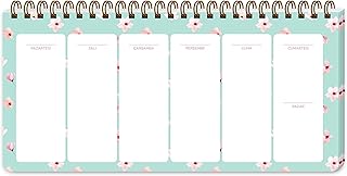 Keskin Color 13x27 Haftalık Spiralli Planner, Su Yeşili