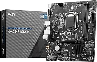 MSI MB PRO H510M-B SOKET 1200 DDR4 2933MHZ,M.2 USB3.2 1x 1G LAN Matx(Yalnızca 10. nesil destekli) Anakart