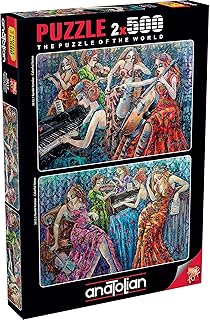 Anatolian Puzzle - Renkli Notalar 1-2 / 2x500 Parça, #3612