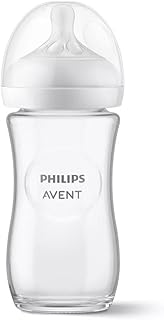 Philips Avent Natural Response Cam Biberon, 240 ml, 1 Ay ve Üstü, Doğal Tepkili Biberon Emziği, SCY933/01, Beyaz