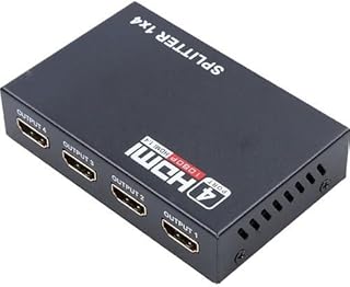 PrimeX Plus PX-5004 1080P 2K 4K UHD 4 Port HDMI Splitter (Adaptörlü)