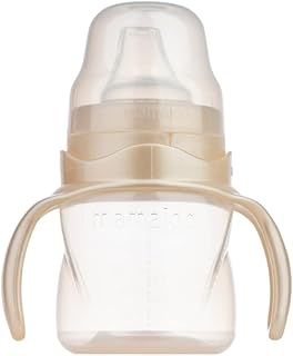 Mamajoo Kulplu Akıtmaz Eğitici Bardak Pearl 270 ml & Anti-Kolik Bardak Ucu