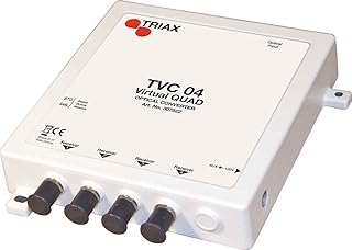 Triax TVC 04 Universal QUAD+DVB-T 1xFO/4xSAT+1xRF Konvertör, FC/PC