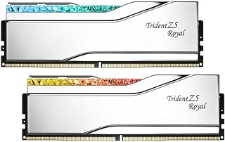 G.SKILL 32GB (2x16GB) Trident Z5 Royal Silver RGB DDR5 6400MHz CL30 1.4V Dual Kit Ram