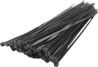 Orret Home 100 Adet Kablo Bağı Seti, Amerikan Kelepçesi, Cırt Elektrik Kablo Bağı, Dayanıklı ve Çok Yönlü Kullanım için İdeal, Organizasyon ve Düzenleme (Siyah, 2.5x150mm)