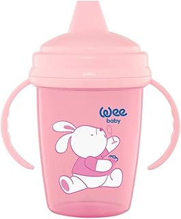 Wee Baby Enjoy Akıtmaz Kulplu Alıştırma Bardağı 240 ml - Pembe