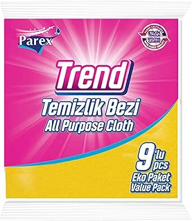 Parex Trend Temizlik Bezi 9'Lu 1 Paket (1 x 9 Adet)