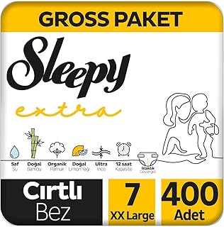 Sleepy Extra Günlük Aktivite Gross Paket Bebek Bezi 7 Numara Xxlarge 400 Adet