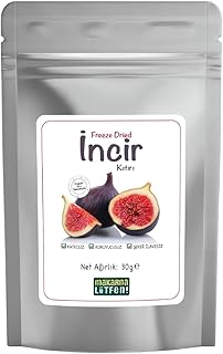 makarna lütfen! İncir Kuru Meyve Cipsi Dondurularak Kurutulmuş Freeze Dried Meyve Kıtırı (30 g)
