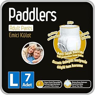 Paddlers Yetişkin Hasta Emici Külot Bez Large 7 Adet