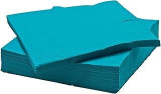 Ikea 202.362.62 Fantazi kağıt peçete turkuaz (40 cm x 40 cm) üç katlı 50 adet