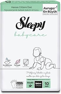 Sleepy Babycare Bebek Bakım Örtüsü 10 Adet
