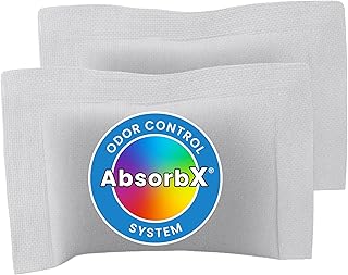 iTouchless 2'li Paket AbsorbX Koku Filtresi Koku Gidericileri, Çöp Kokularını Emer, Tamamen Doğal Aktif Karbon, Biyobozunur, Koku Filtresi Bölmeli 8 Galon ve Daha Büyük Çöp Kovaları ile kullanım için