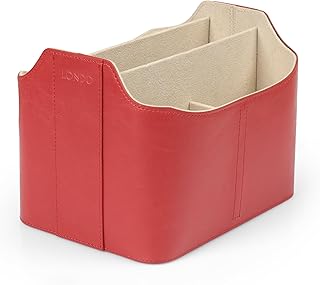 Londo OTTO173 Deri Kumandalık ve Modern Tasarımlı Organizer Tablet Bölmeli, Kirmizi