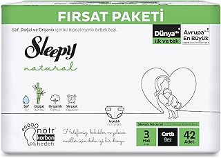 Sleepy Natural Fırsat Paketi Bebek Bezi 3 Numara Midi 42 Adet
